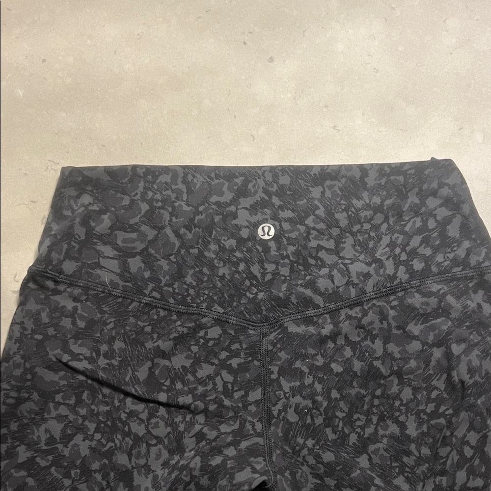 lululemon athletica Charcoal Patterned align leggings